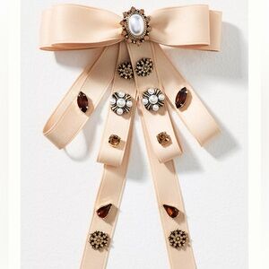 NEW Anthropologie Embellished Bow Barrett
